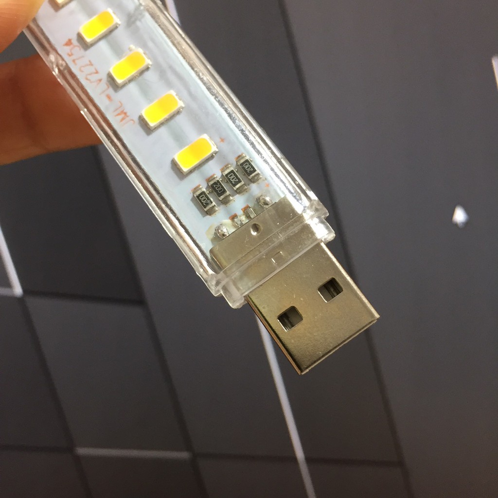 Đèn LED USB 8 bóng Mini