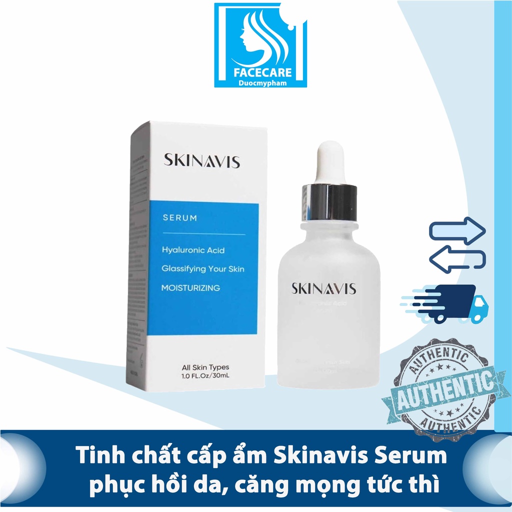 [CHÍNH HÃNG] Serum Cấp Ẩm Phục Hồi SKINAVIS Hyaluronic Acid &amp; Niacinamide + B5