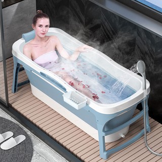 Bồn tắm nhựa gấp gọn 1m18 giành cho người lớn - Bảo Hành 3 năm