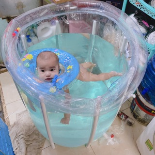 Bể bơi thành cao cho bé