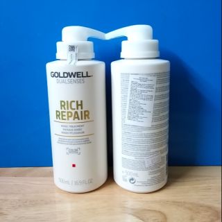 Dầu hấp phục hồi tóc hư tổn rich repair goldwell