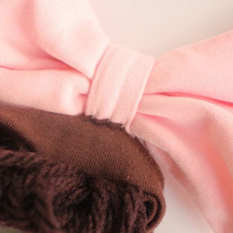 Băng Đô Đính Nơ Thân Thiện Với Làn Da Dùng Làm Đạo Cụ Chụp Ảnh Cho Bé Gái Sơ Sinh