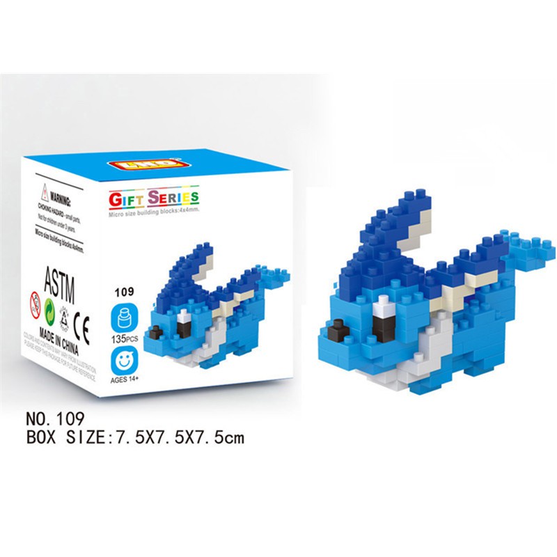 Đồ chơi xếp hình Pokemon & Pikachu dễ thương cho bé