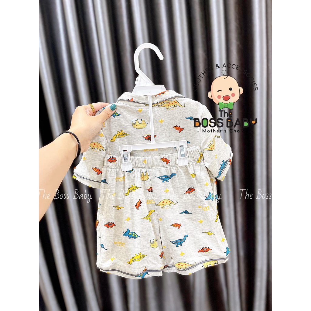 Set bộ pijama cộc tay cho bé trai SH76  - bộ đồ bé trai TheBossBaby