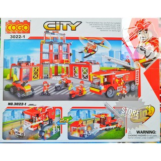 LEGO Lắp Ráp Xe Cứu Hỏa 3022-1 ( 184 Pcs )