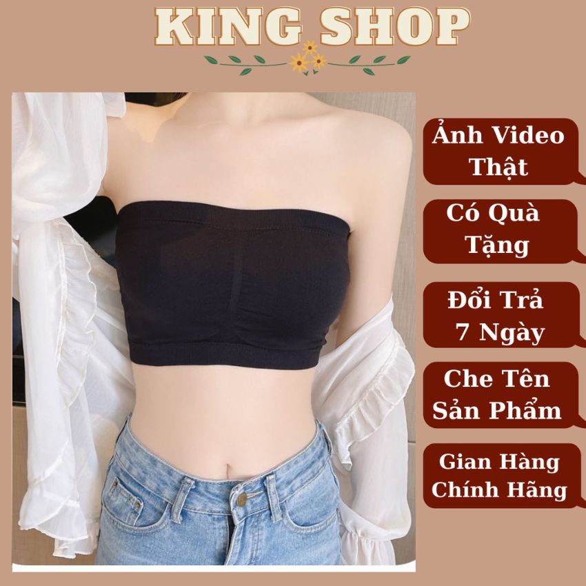 Áo Ống cup ngực không gọng đệm mút mỏng giúp ôm trọn vòng một, Áo bra không dây Cao Cấp - B7735