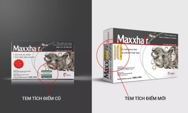 (6 tặng 1) Thực phẩm MAXXHAIR ngăn rụng tóc,kích thích tóc mọc nhanh. | BigBuy360 - bigbuy360.vn
