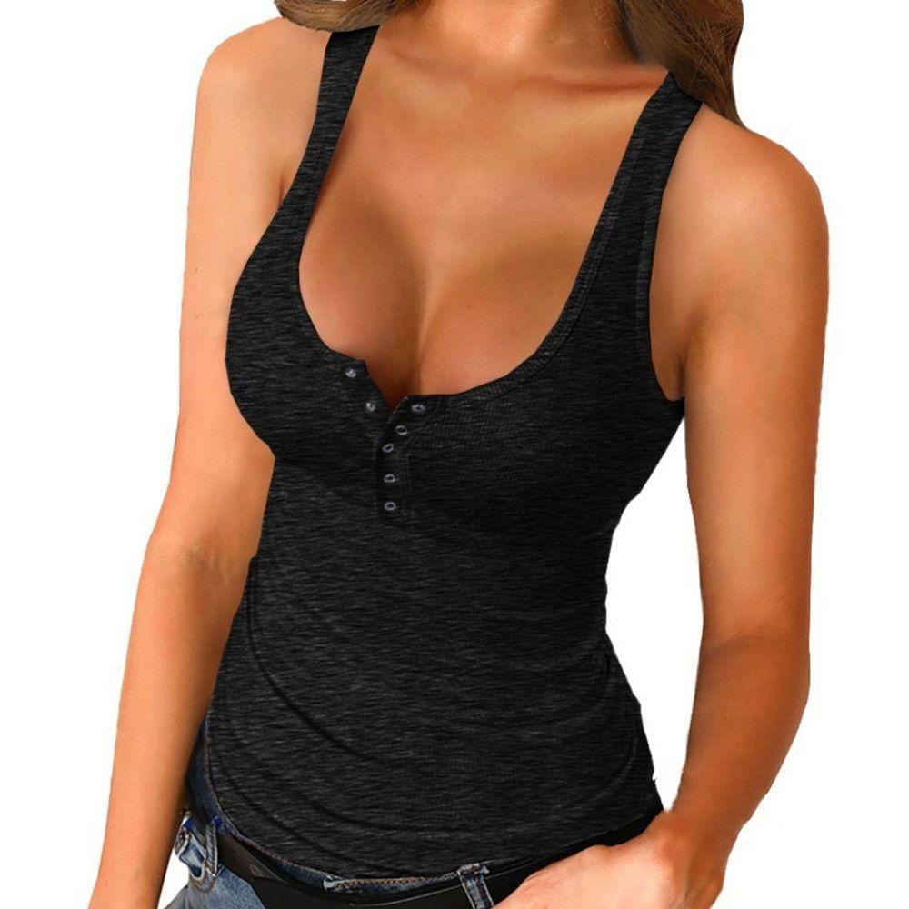 Áo Tank Top Nữ Lệch Vai Cổ Chữ V
