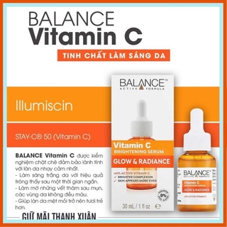 Serum Vitamin C Trắng Da, Mờ Thâm Balance Active Formula Vitamin C Brightening 30ml
