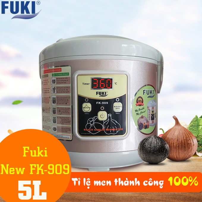 Máy làm tỏi đen Fuki New FK-909 dòng cao cấp loại 5L (tím bạc)