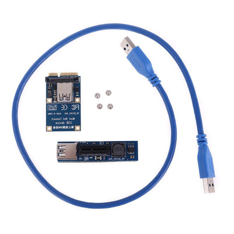 Bảng Mạch Chuyển Đổi Pci-E Mini Pcie Sang Pci-E X1 Mở Rộng 30cm