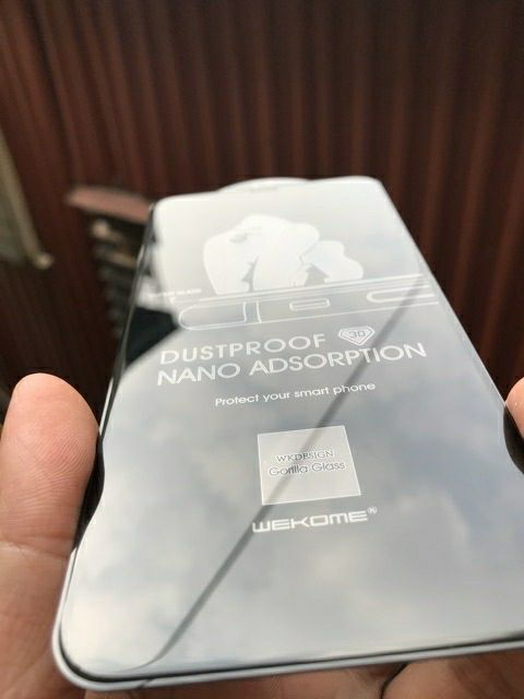 💕CHÍNH HÃNG 💕 Miếng Dán Kính Cường Lực King Kong siêu trơn chống bụi WK NaNo Dustproof iphone XR X XS 11 14 PRO MAX PLUS