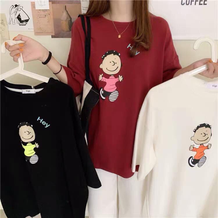 Áo thun tay lỡ form rộng - phông nam nữ cotton oversize - T shirt Hey - 2N Unisex