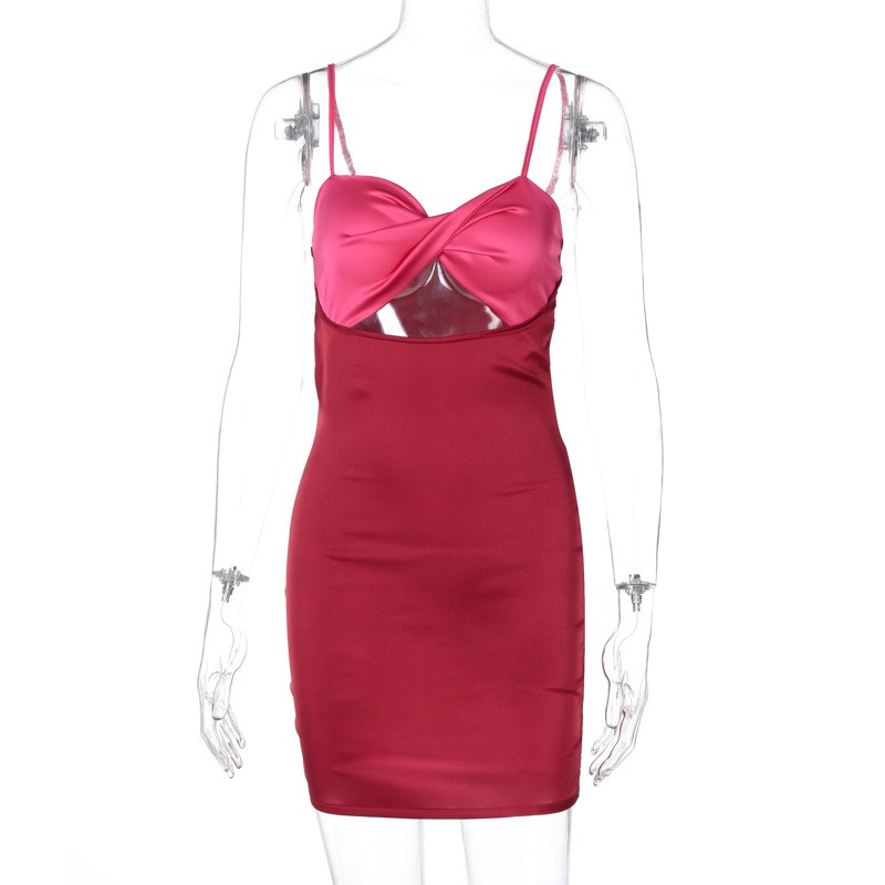 Đầm Dây Nữ Cổ Chữ V Khoét Sâu Bó Sát Quyến Rũ | BigBuy360 - bigbuy360.vn