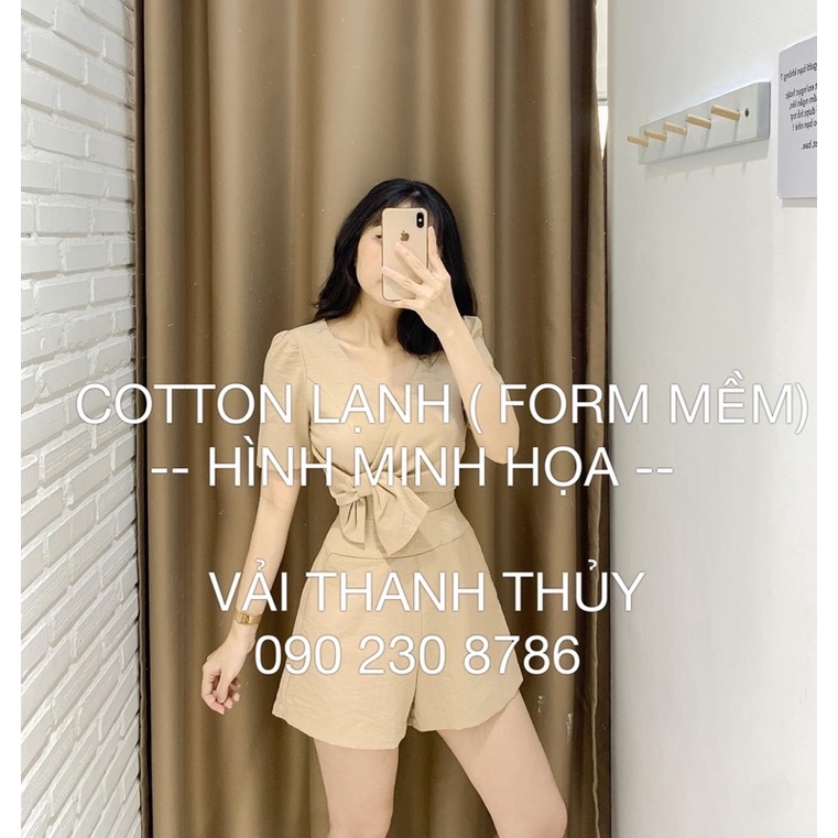 VẢI COTTON LẠNH ( LỤA COTTON) - DÒNG VẢI CÔNG SỞ