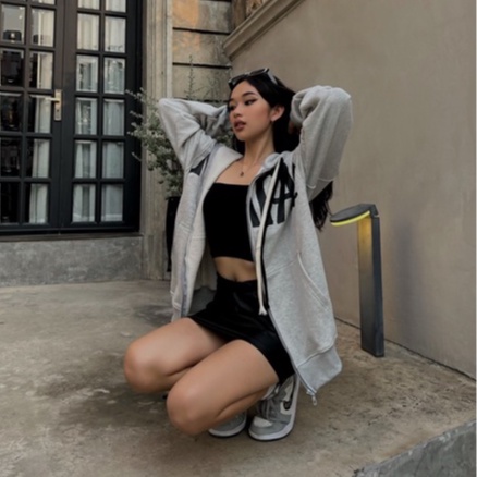 Áo Hoodie Nam Nữ Khóa Zip YKK Cao Cấp MENTAL® Printed Logo