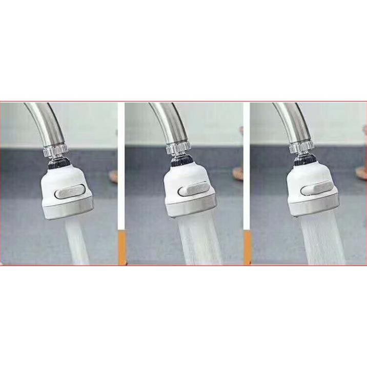 Đầu nối tăng áp 200% cho vòi bồn rửa chén xoay 360 độ