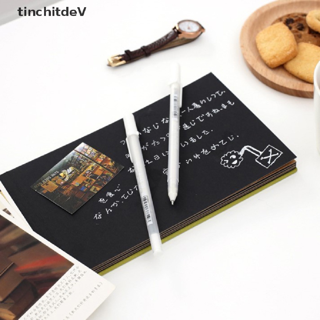 Bút Mực Gel Màu Sắc Trắng Ngòi 0.5mm 0.8mm 1.0mm