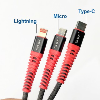Dây xạc điện thoại earldom ec 1m