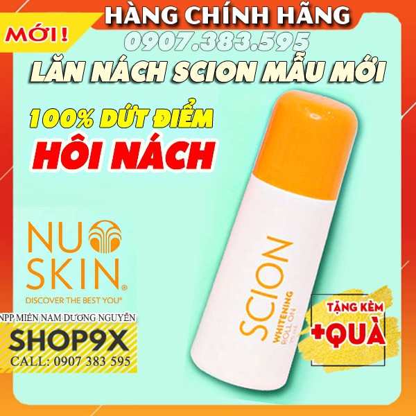 Lăn Nách Scion Chính Hãng Khử Mùi Dưới Cánh Tay Hiệu Quả Suốt 24h 75ml