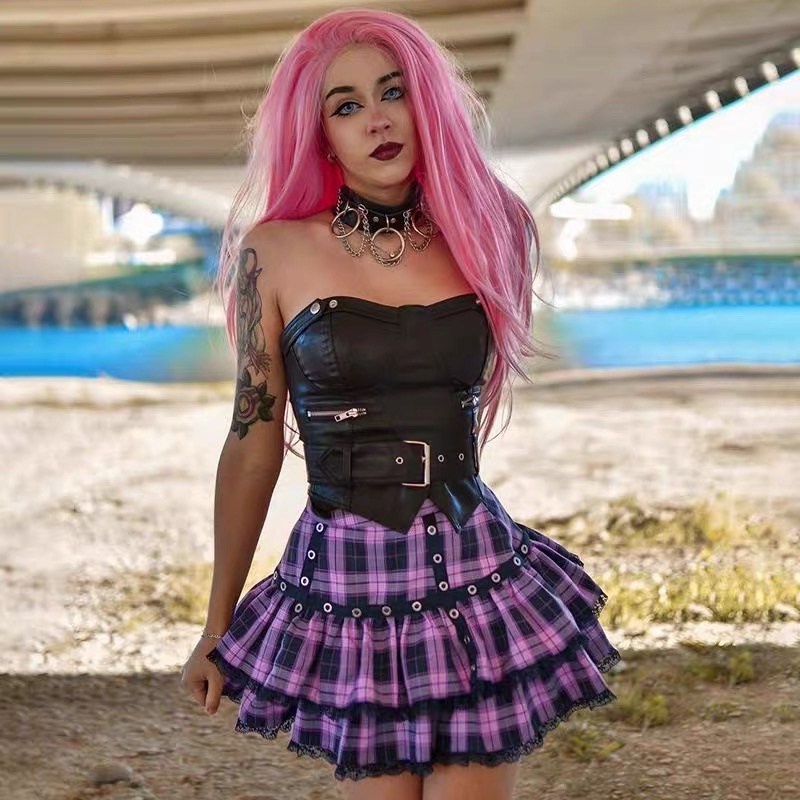 Áo ống vải hoặc da kèm nịt (SẴN) | BigBuy360 - bigbuy360.vn