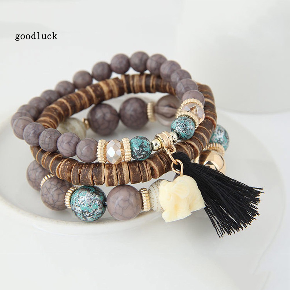 Vòng tay chuỗi hạt phong cách boho thời trang cho nữ | BigBuy360 - bigbuy360.vn