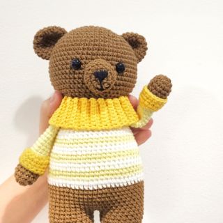 Thú len handmade: Gấu Misa