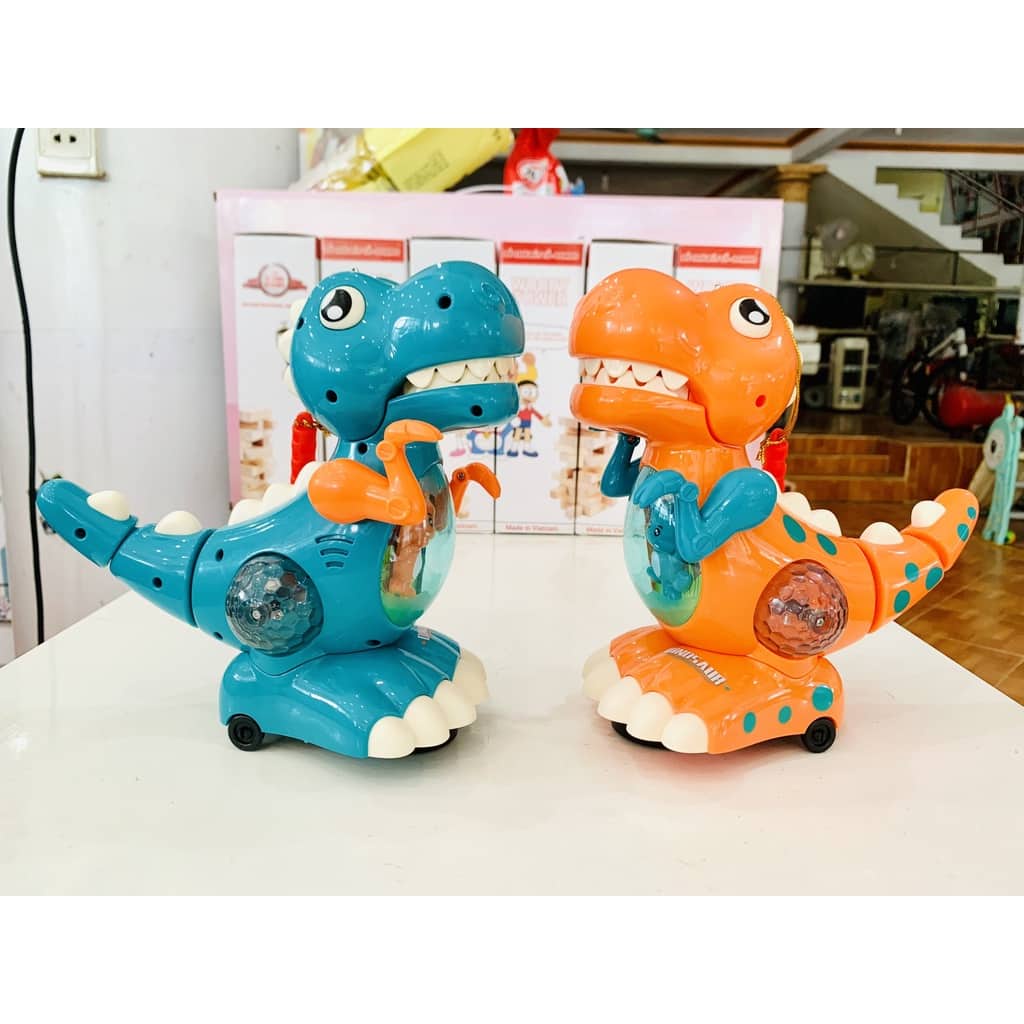 Đèn Lồng Trung thu khủng long chạy pin có nhạc có đèn phát sáng vui nhộn cho bé