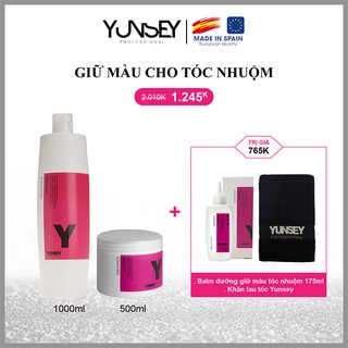 Bộ sản phẩm dành cho tóc nhuộm yunsey +
