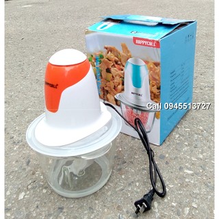 Bảo Hành 12 Tháng Máy xay thịt Happy PY 796 lưỡi kép 200W 1.2 lít