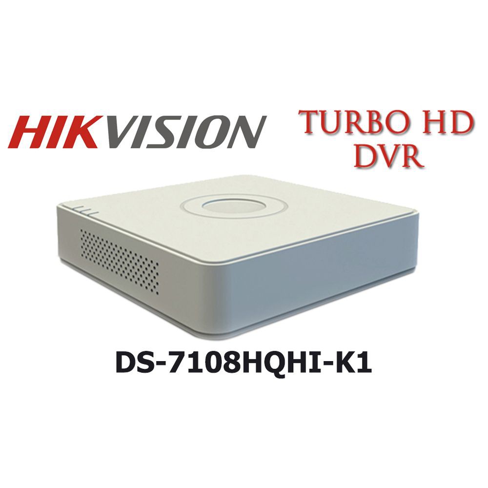 Đầu ghi HDTVI 8 kênh TURBO HD 4.0 Hikvision DS-7108HQHI-K1 - Chuyên dụng camera có màu- có mic thu âm- Hàng chính hãng