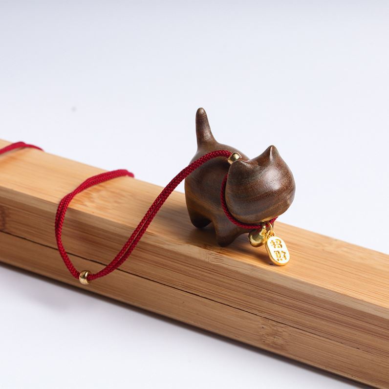 Mèo tài lộc may mắn bình an dùng để treo điện thoại, túi xách, móc khoá, trang trí bàn làm việc, ... (FortuneCAT)