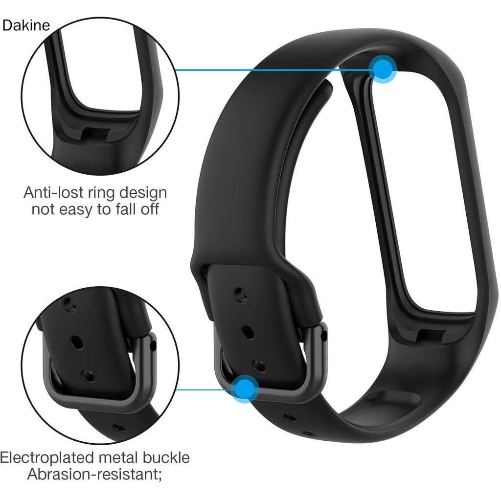 Dây đeo đồng hồ chất liệu silicon dành cho Samsung Galaxy Fit 2 Sm-R220