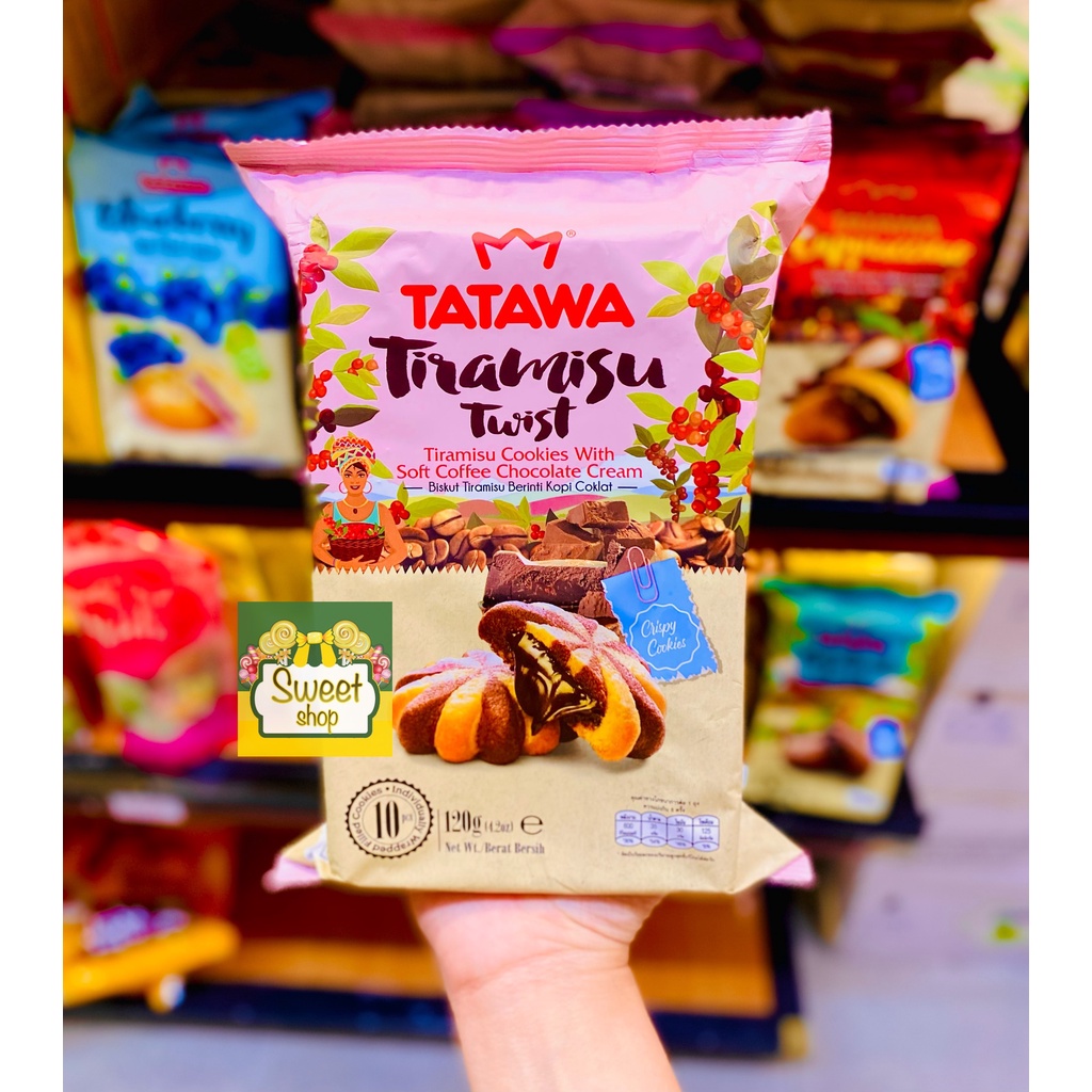 Bánh quy nhân mứt Tatawa gói 120g - Malaysia