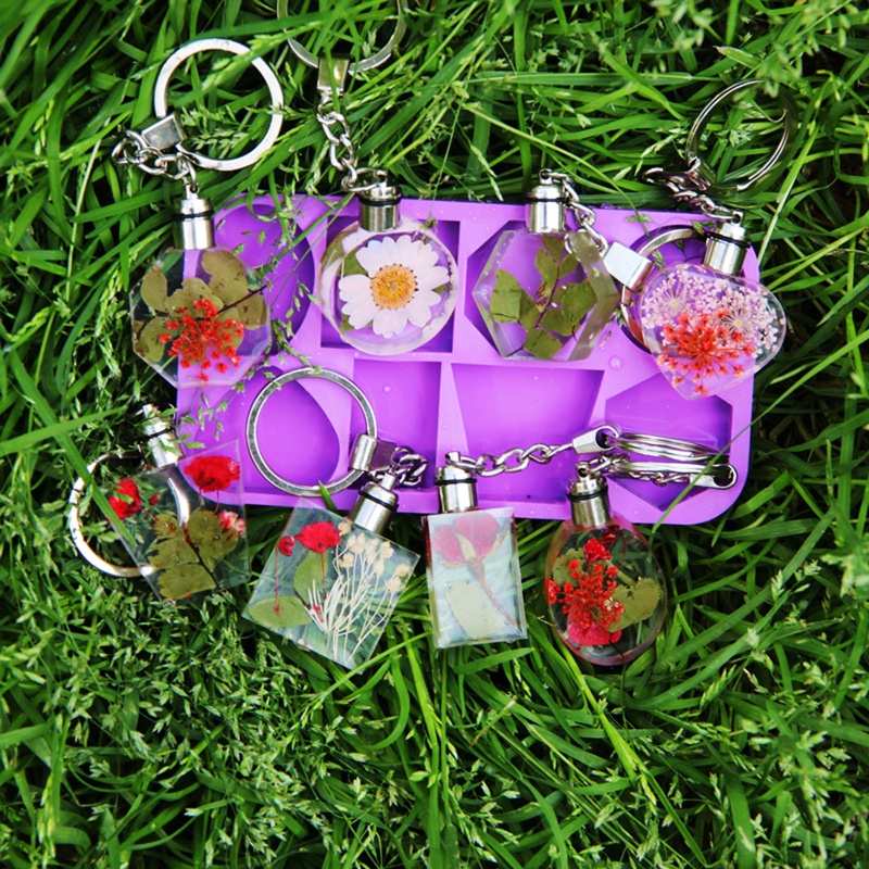 Khuôn Nhựa Làm Móc Khóa Hình Học Sáng Tạo