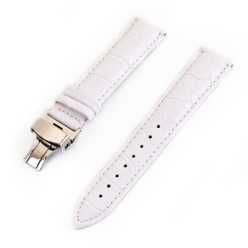 Dây đeo đồng hồ bằng da 12 13 14 15 16 17 18 19 20 21 22 24mm