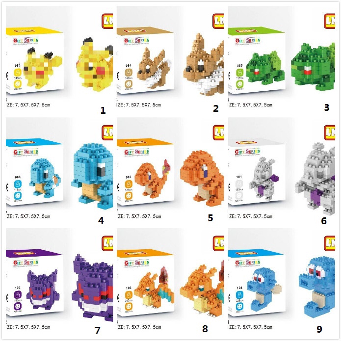 Mới Đồ Chơi Lắp Ráp Lego Hình Pokemon Pikachu