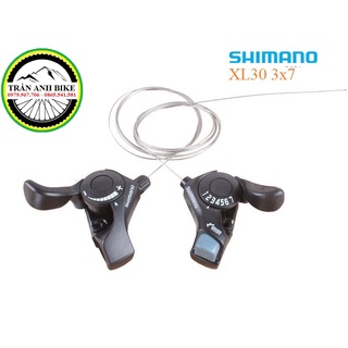 Tay đề cần bật xe đạp - tay bấm xả Shimano TX30 - 7 gắn ghi đông