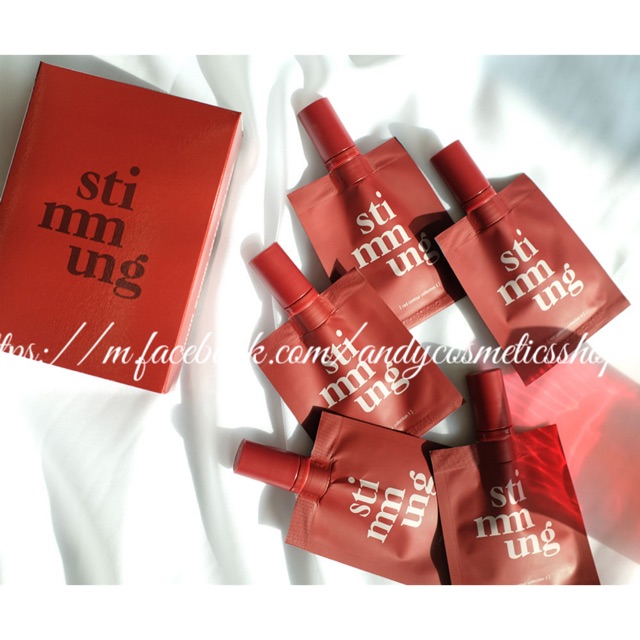 Son Tint Lì Mềm Mịn Như Nhung Stimmung Red Contour Collection