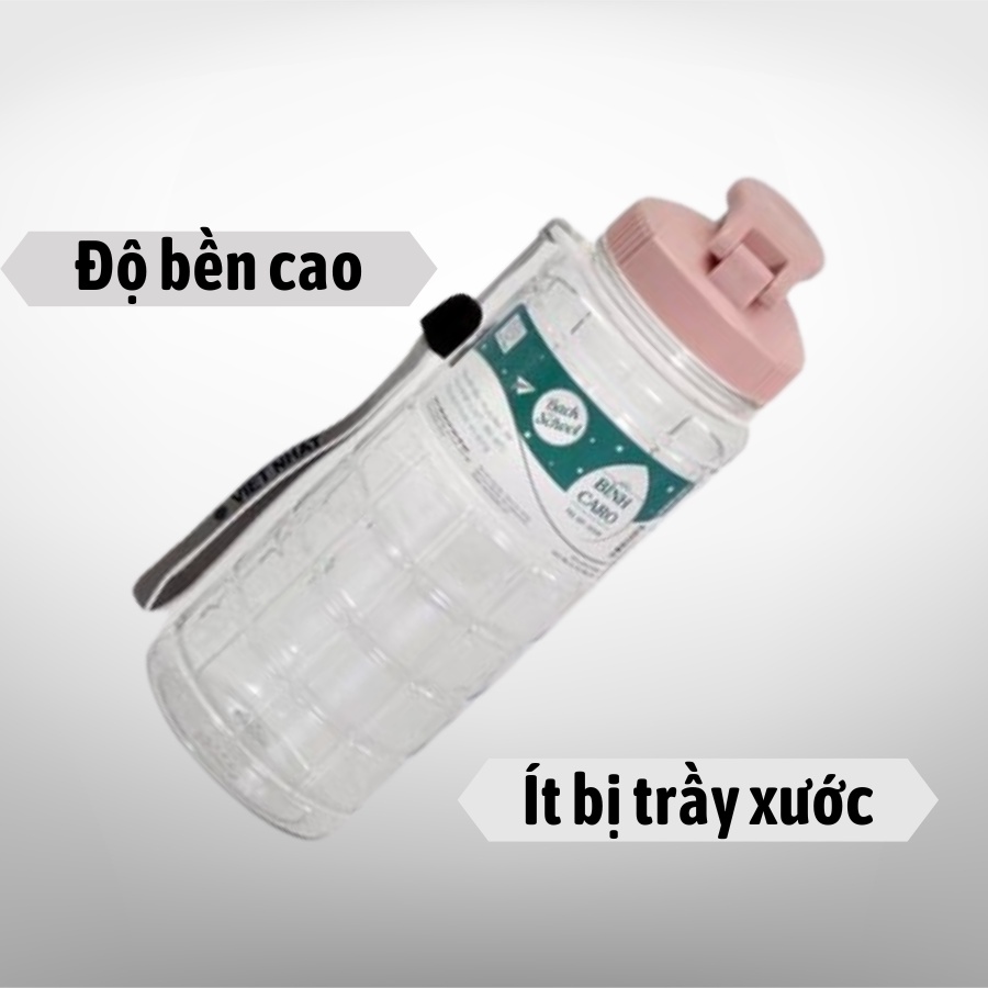 Bình nước xe đạp thể thao Việt Nhật 750ML Water Bottle BNXD01