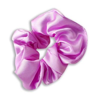 Dây buộc tóc scrunchies phi bóng lụa mềm