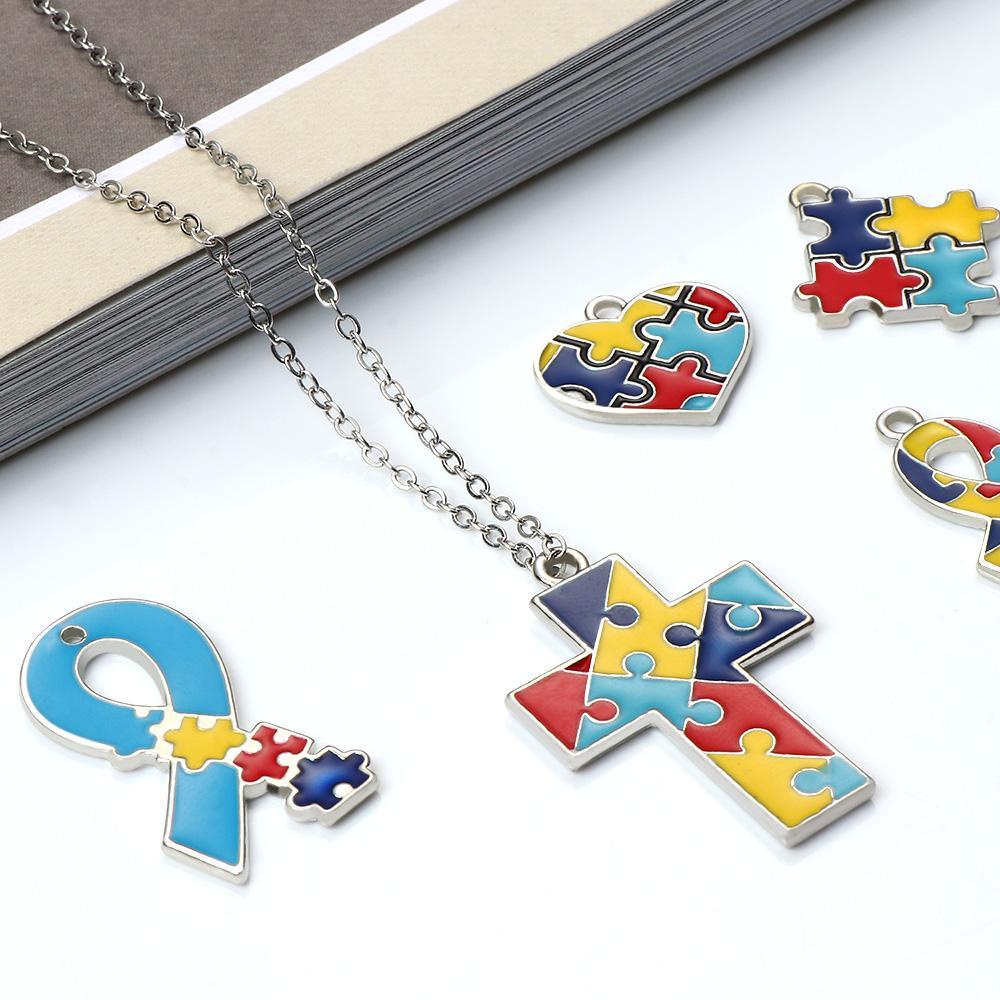 MIH Mặt Dây Chuyền Bằng Bạch Kim Tráng Men Dùng Làm Vòng Tay Thủ Công Cho Bé