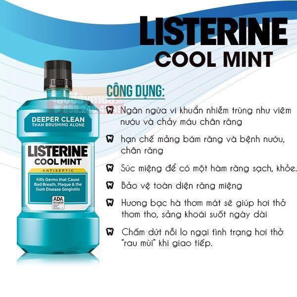 Nước súc miệng Listerine 250ml
