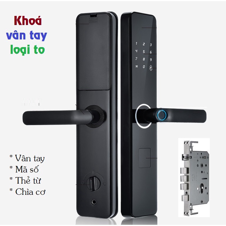 Khóa cửa vân tay King Guard KG-GTL8 loại to 5 chấu