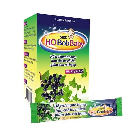 SIRO HO BOBBABY – Hỗ trợ giảm ho khan, ho lâu ngày do viêm họng, viêm phế quản
