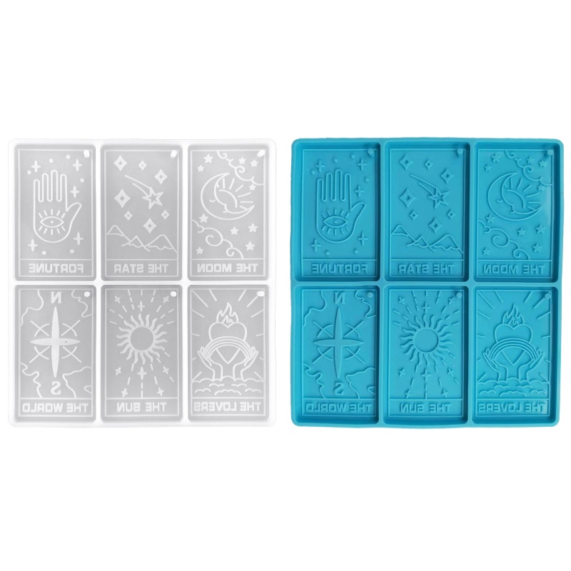Sa Khuôn Silicon Làm Thẻ Bài Tarot Trang Sức DIY