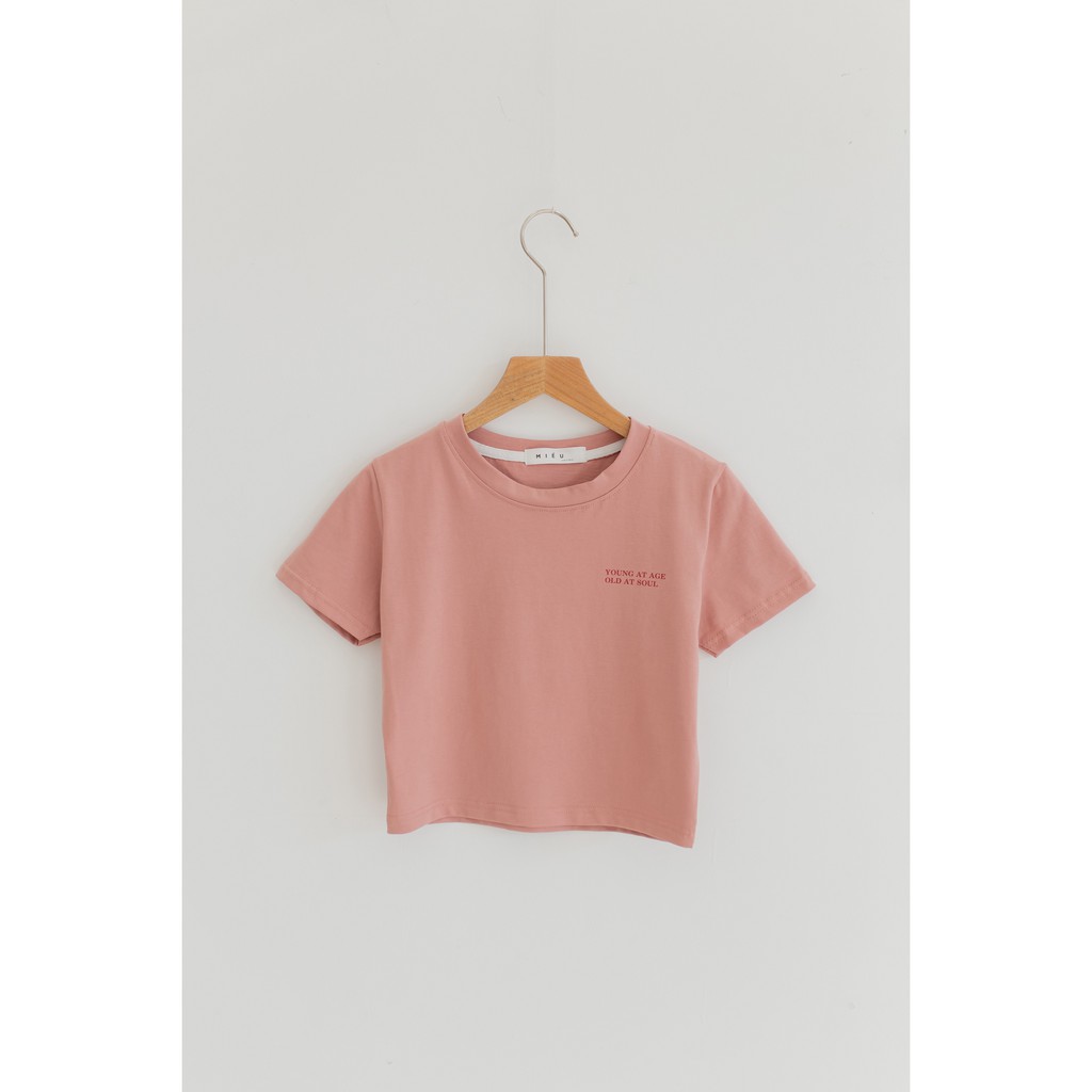 [ Miều ] Áo croptop in hình anna Young At Age