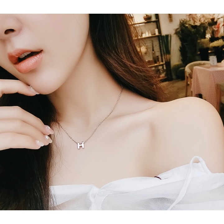 Dây chuyền titan kiểu chữ H không gỉ