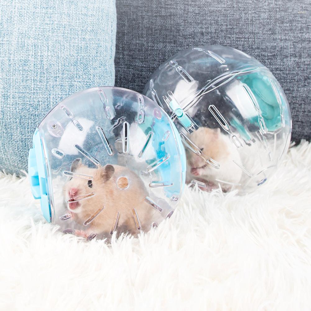 🐶SD Vật nuôi nhỏ bằng nhựa Thể thao ngoài trời Ball Grounder Chạy bộ Hamster Pet Đồ chơi tập thể dục nhỏ