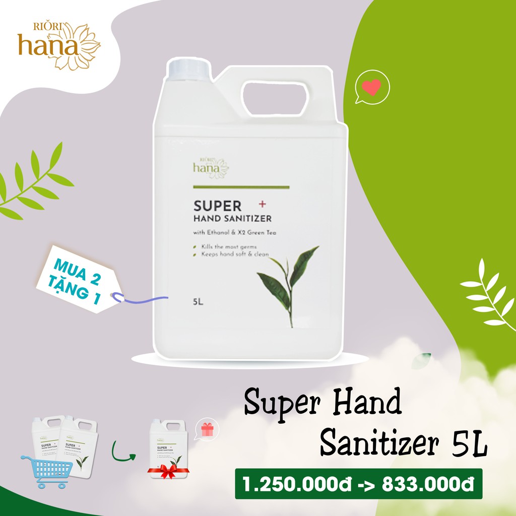 Dung Dịch Rửa Tay Kháng Khuẩn RIORI SUPER HAND SANITIZER (50ml 100ml 500ml) | BigBuy360 - bigbuy360.vn